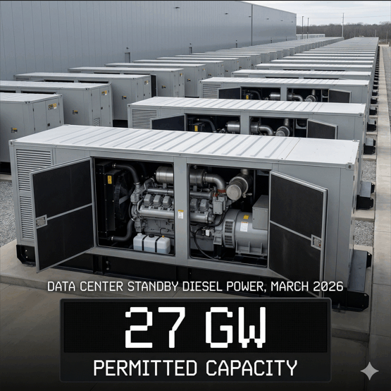 数据中心掀起“柴油发电机热潮”